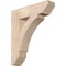 Ekena Millwork Thorton Slat Smooth Bracket, Douglas Fir, 5 1/2"W x 24"D x 28"H BKT06X24X28THR06SDF - alternate 1
